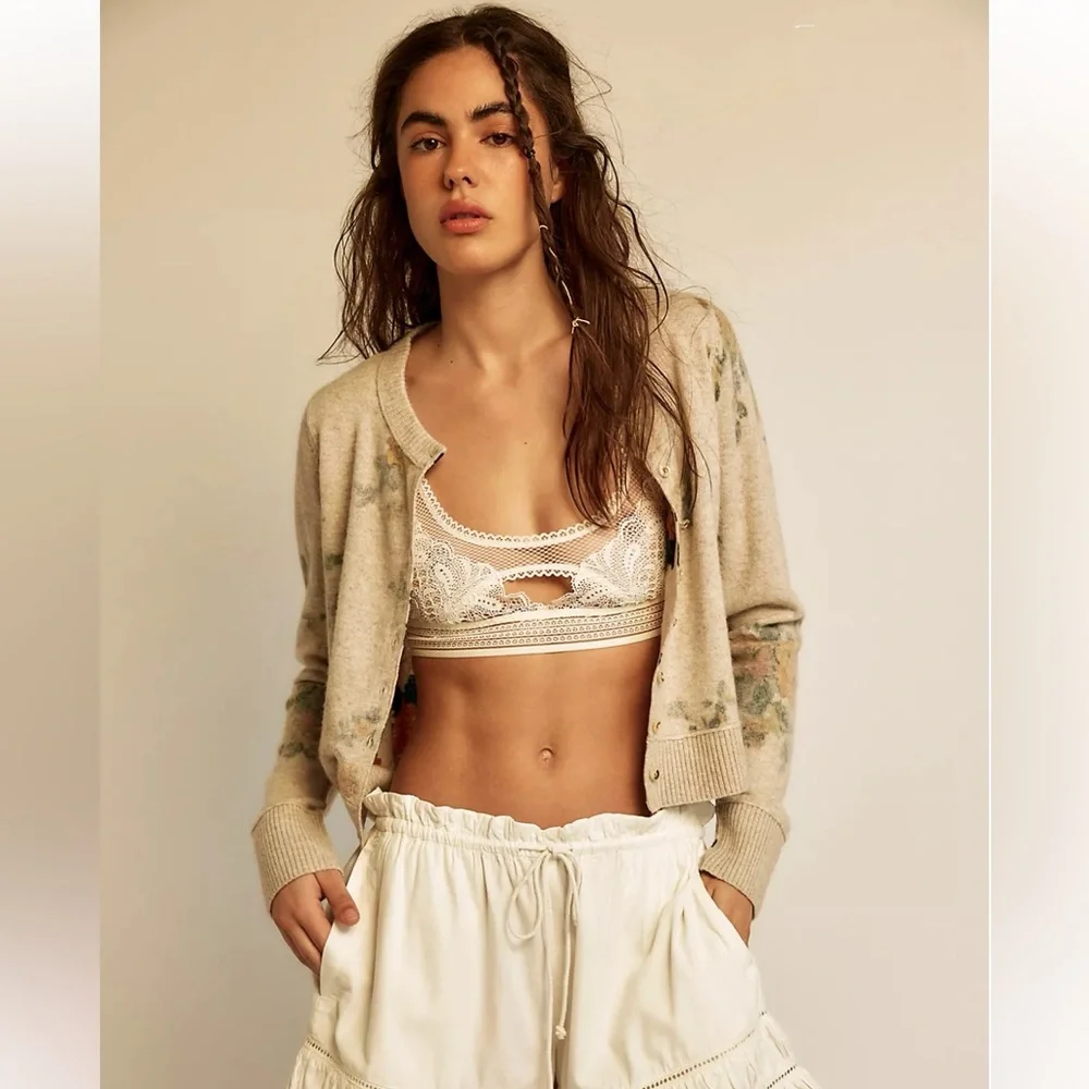 FREE PEOPLE Nocturnal Patterned Cardigan - Picture 4 of 10